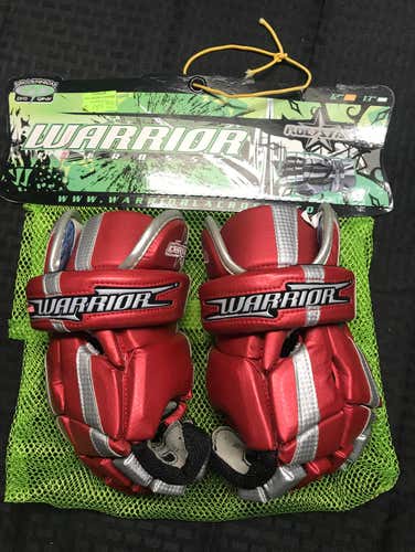New With Tags Warrior Rockstar 12” Lacrosse / Hockey Gloved