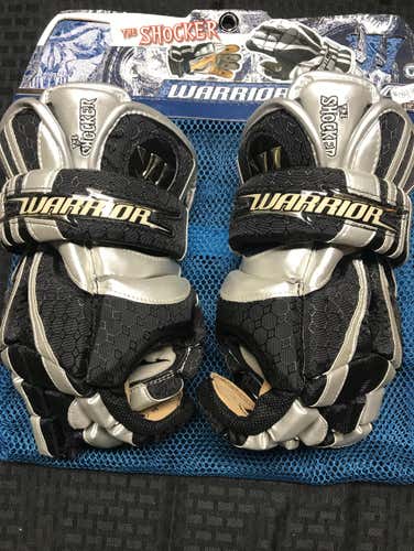 New With Tags The Shocker 13” Gloves Black & Silver