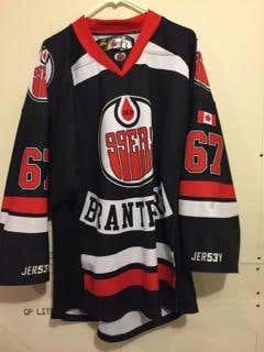 BRANTFORD 99ERS  GAME WORN JERSEY GOJHL