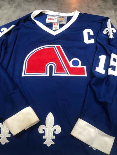 Joe Sakic Quebec Nordique Jersey
