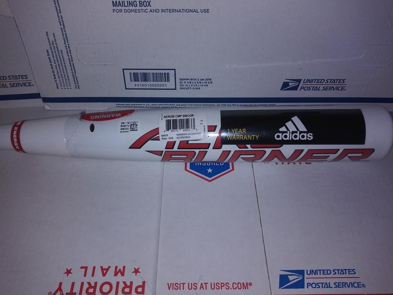 Two 2016 Adidas Aero burner Bats BBCOR Certified bats