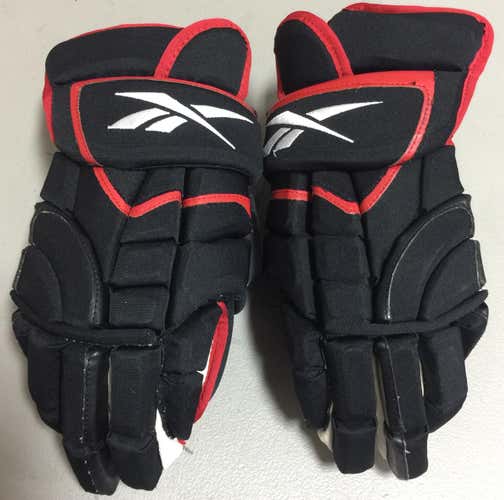 Reebok 10K Pro Stock Hockey Gloves 15" Chicago Blackhawks 9531