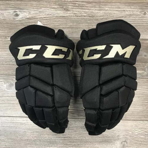 CCM HGTK TACKS BOSTON BRUINS WINTER CLASSIC PRO STOCK HOCKEY GLOVES 14"