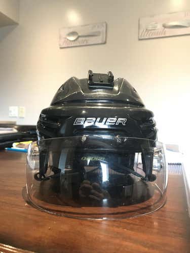 Bauer Re-Akt Helmet Black Small with visor