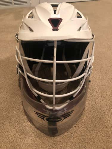 Cascade R maroon with throat guard