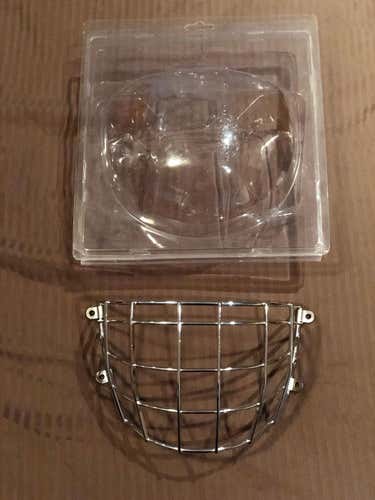 Brand new Itech/Bauer NV/NME certified chrome cage