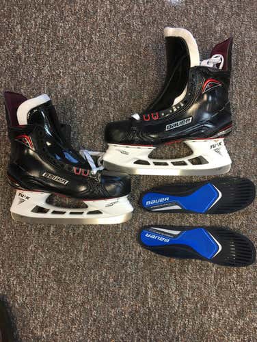 Brand New Custom Prostock Vapor 1x 2.0 Skates Size 9 Left  Right 8 3/4 EA Width Supreme Felt Tongue