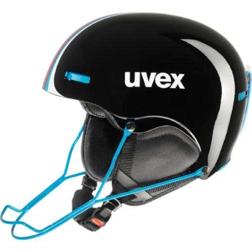 New UVEX Helmet - Black with pink chin guard