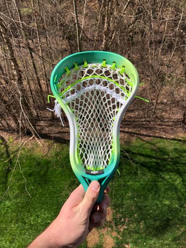 Custom Strung And Dyed Green Fade StringKing Mark 1