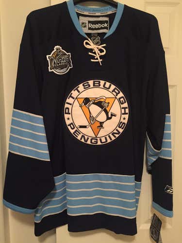 Winter Classic 2011 Pittsburgh Penguins Reebok Jersey - Navy