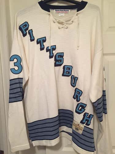 Pittsburgh Penguins Al MacNeil #3 1967-68 Hockey Sweater/Jersey replica