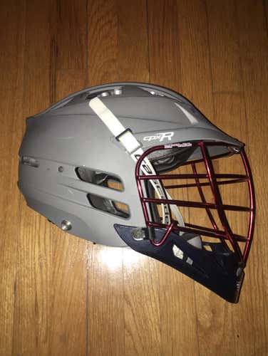 Matte Grey CPX-R w/ chrome red facemask