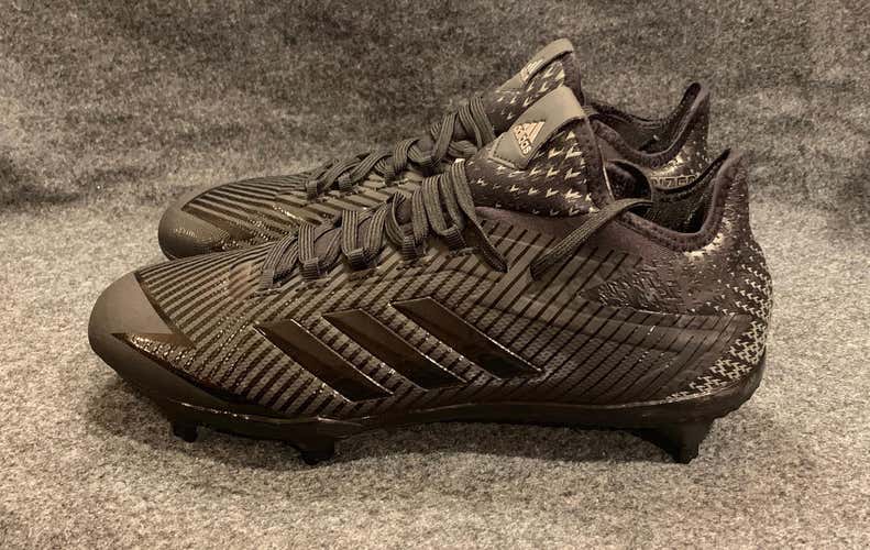 didas Adizero Afterburner 4 Dip Metal Black Baseball Cleats B39159  Size 10