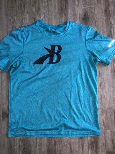 Carolina Blue Speckled Brooks Dri-Fit shirt