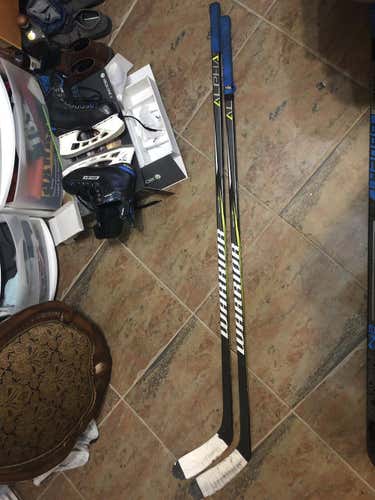 2 Warrior Alpha QX Sticks Righty Mid Senior Pro Stock
