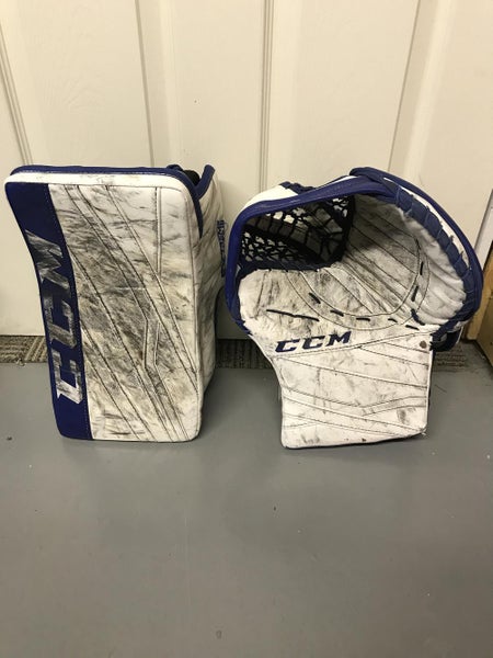 CCM Extreme Flex III Goalie Glove & Blocker Regular Senior Pro Stock