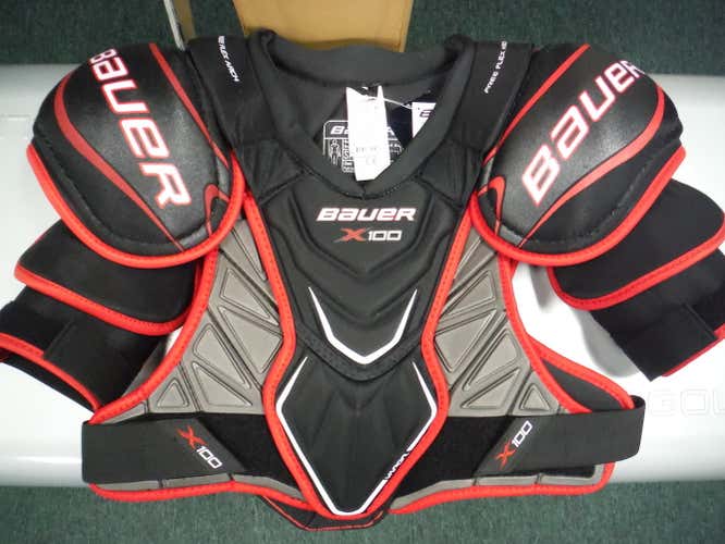 New Bauer Vapor X100 Shoulder Pads Senior Large