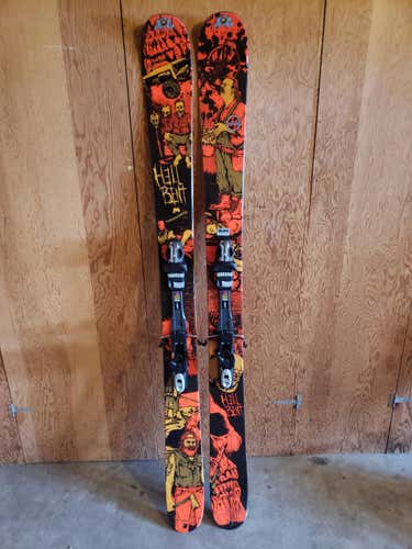 179 K2 Hellbent Skis w/ Demo bindings