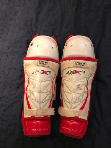 bauer vapor apx2 shin pads 14”