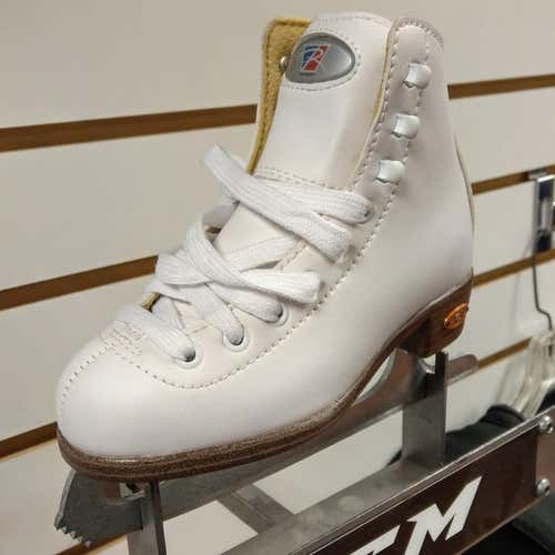New Riedell Opal 10 Junior Figure Skates Size J10