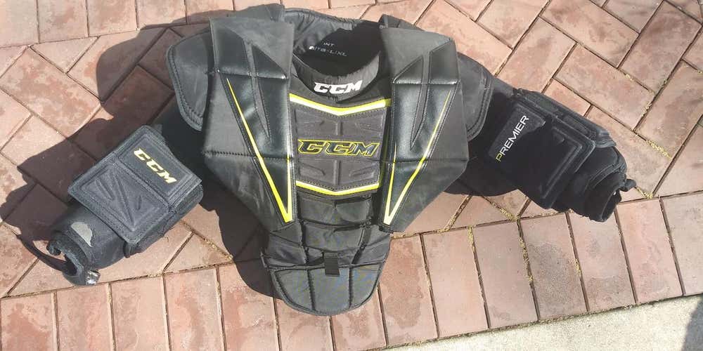 CCM Premier Goalie Chest/Arm Protector Intermediate L/XL - $125 OBO