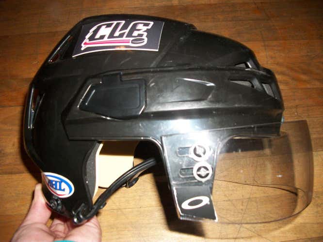 Bryan Lerg Lake Erie Monsters CCM Vector V08 Helmet Pro Stock Helmet