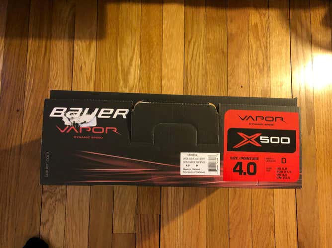Bauer X500 Size 4D New