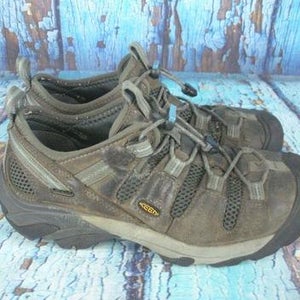 KEEN 1007017 Atlanta Cool Steel Toe ESD Hiking Shoes Gargoyle Women's Size: 9.5