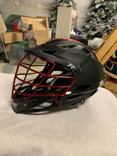 Like New Custom Cascade R Red Chrome Face Mask