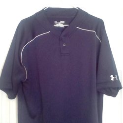 New Under Armour Navy Batting Jersey Size Men's Medium