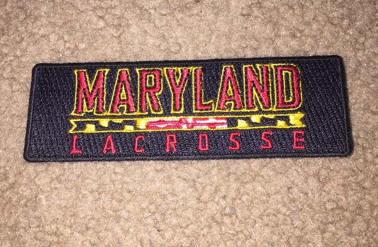 Maryland Lacrosse Team Issued Rectangle Patch