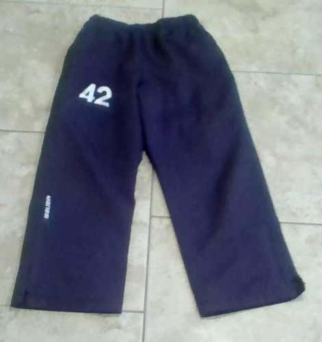 Youth medium Bauer Hockey Pants (Navy)