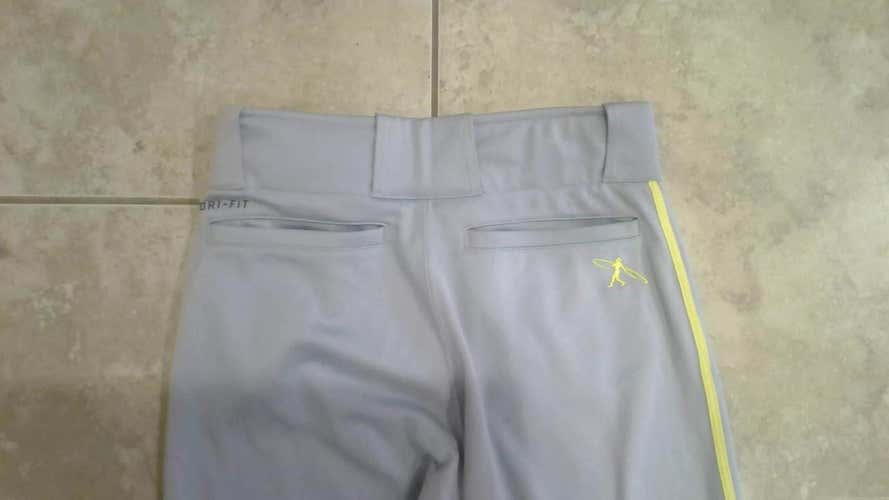 Nike Swingman Gray Baseball Pants Youth Large