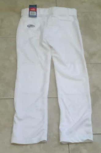 New Rawlings Youth Baseball Pants size XL White