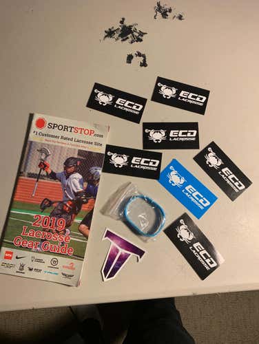 East Coast Dye Bracelet, Stickers And Lacrosse Magazine