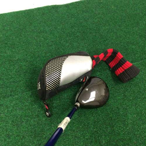Titleist 904F 15° 3 Fairway Wood w/ Head Cover Graphite Design YS-6 Stiff Flex