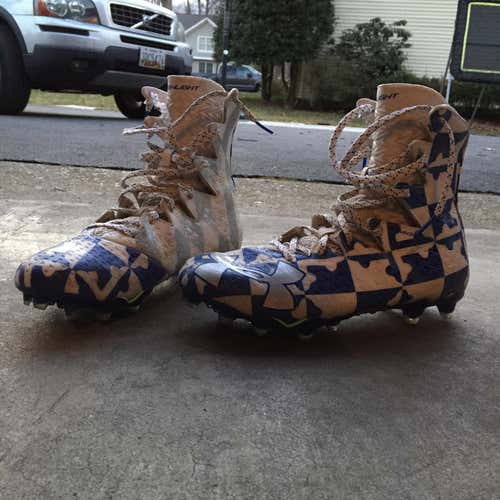Under Armour Blue Maryland Highlight Cleats Size 9