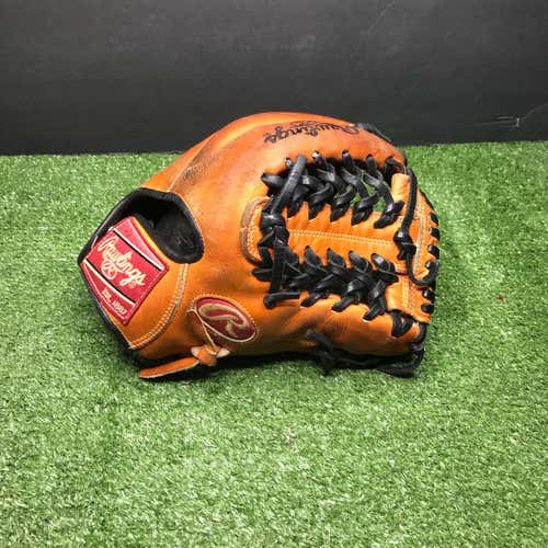 PEDRO MARTINEZ!  RAWLINGS HEART OF THE HIDE TRAPEZE ORANGE PREMIUM LEATHER PITCHING GLOVE - 11.50”