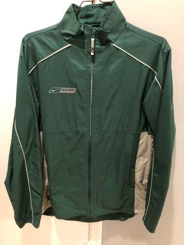 Hockey Coach's Jacket For On-Ice. Dark Green Color, Nike Bauer.