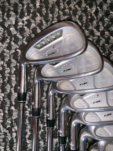 TaylorMade RAC OS Iron Set 3-PW Left Handed Winn DriTac Grip Midsize