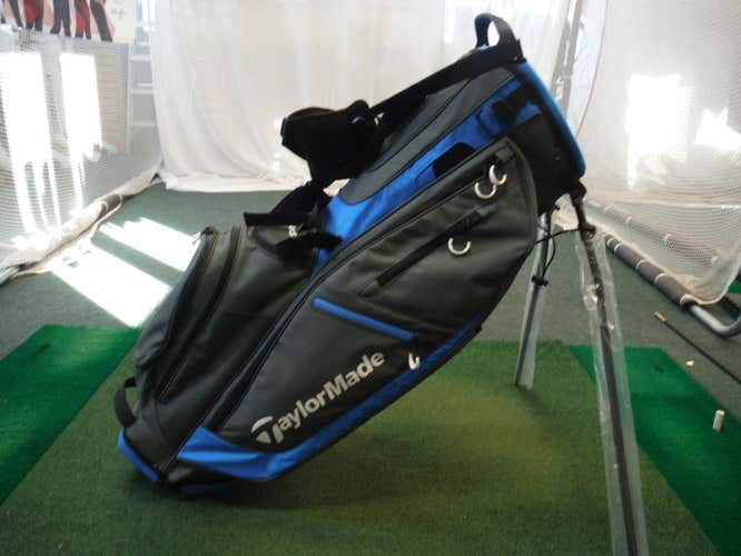 New TaylorMade FlexTech Crossover Stand Bag - Gray/Blue