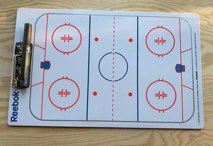 Reebok Hockey Coaching Board With Marker