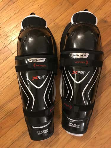 Bauer Vapor X800 Shin Pads Senior - Worn once