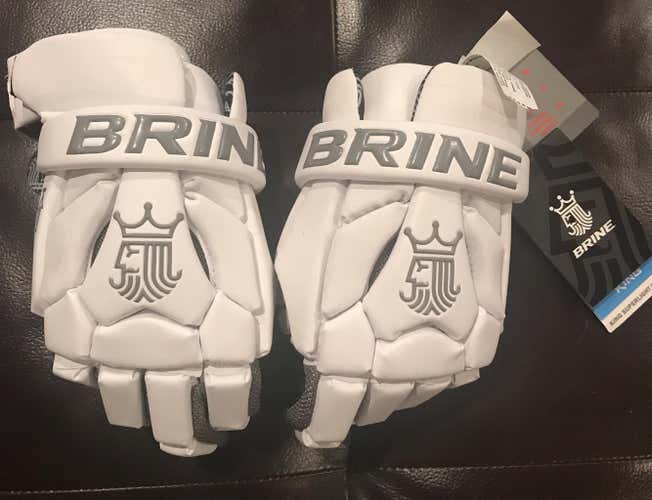 Brine King Superlight III 10” New Nwt White Lacrosse Lax