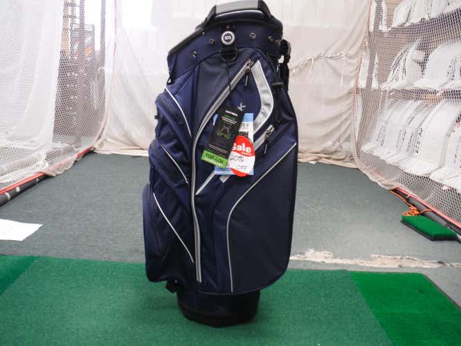New Datrek Lite Rider II Cart Bag - Navy/Silver/White