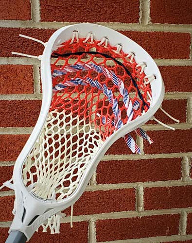 BNWT Brine Clutch X6 Lacrosse Head Hand Strung w/ ECD 2-Tone Mesh-NO TRADES