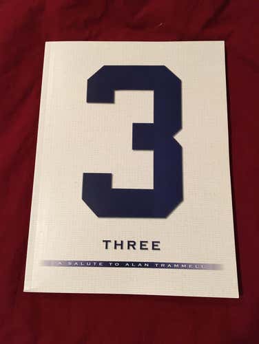 “3 ... A Salute To Alan Trammel” Baseball Hall of Fame Commemorative Book Detroit Tigers HOF