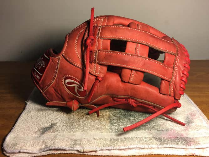 Rawlings HOH Harper....... Leather Cleaned, Conditioned, Relaced