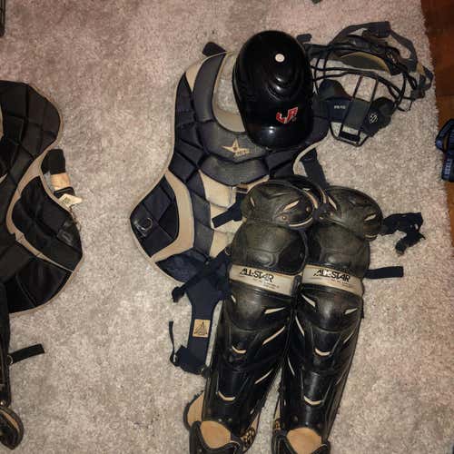 all star system 7 catchers gear adult navy