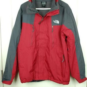 The North Face Hyvent Tri-Climate Red/Gray Waterproof Jacket 3-in-1 Men's L